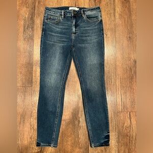 Hidden skinny jeans.